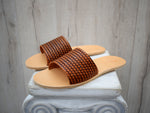 Earthing Men Slides Sandals made from leather