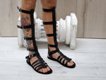 Men's Gladiator Leather Sandals - Halloween Costumes