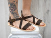 Men's Greek style Leather Sandals