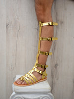 Men's Gladiator Leather Sandals - Halloween Costumes