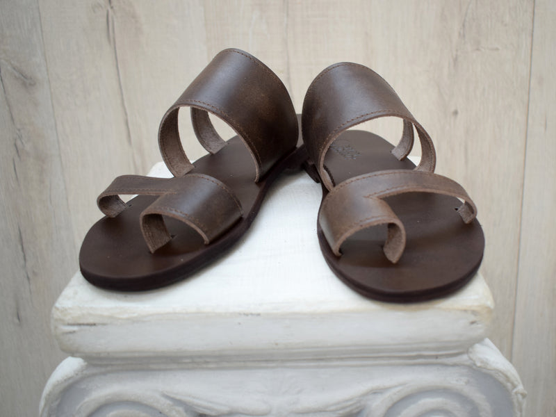 Leather Slides Sandals for Men