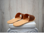 Earthing Men Slides Sandals made from leather