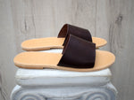 Men's Slides Leather Sandals