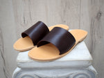 Men's Slides Leather Sandals