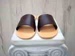 Men's Slides Leather Sandals