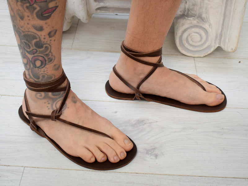 Barefoot Earthing Grounding leather sandals