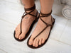 Barefoot Earthing Grounding leather sandals