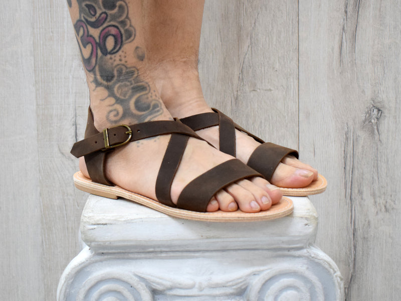 Men's Greek style Leather Sandals