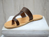 Men's Leather Flat Sandals - Classic Design for Everyday Wear