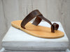 Men's Leather Flat Sandals - Classic Design for Everyday Wear