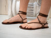 Barefoot Earthing Grounding leather sandals