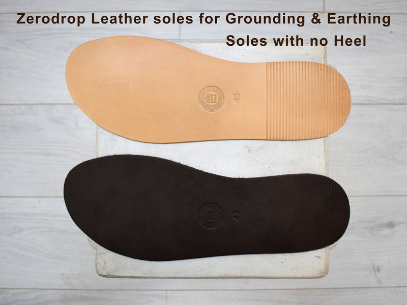 Earthing Men Slides Sandals made from leather