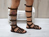 Men's Gladiator Leather Sandals - Halloween Costumes